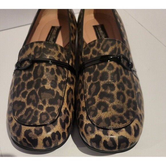 New Beautifeel 41 Leopard Animal Print Slip On Loafers Women's Soft Leather $400 - Picture 9 of 16